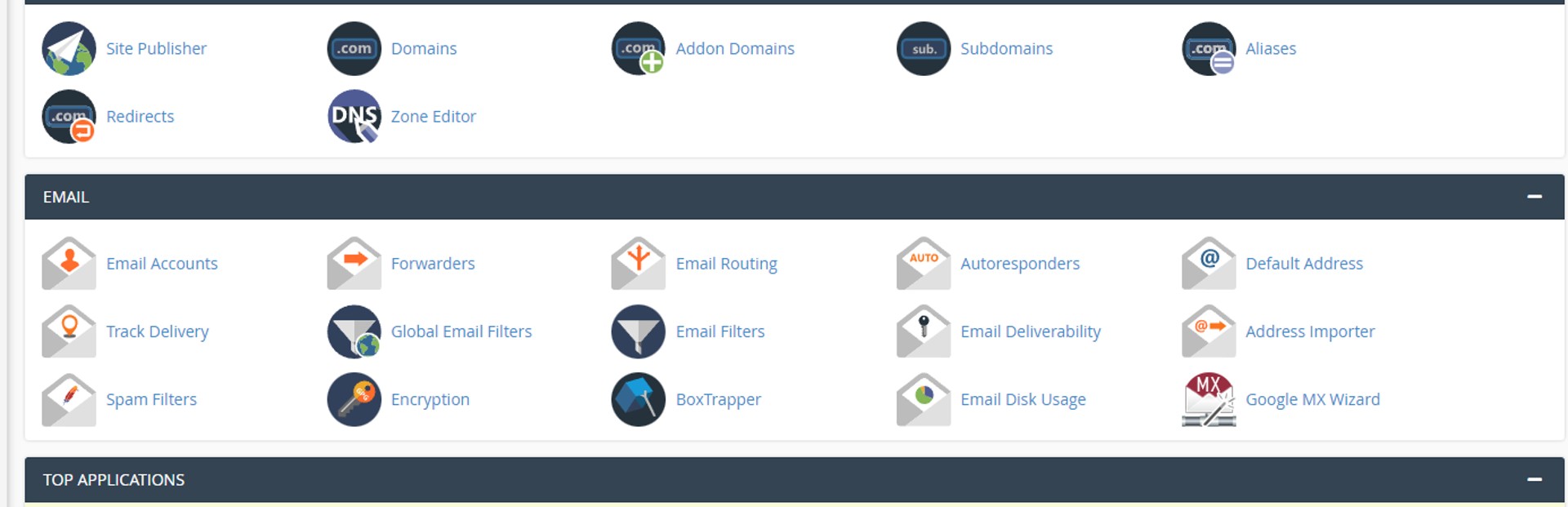 Email view in Cpanel